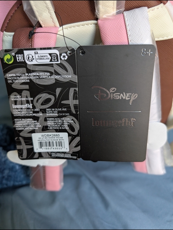 ​Loungefly Disney Minnie Mouse Sundae Ice Cream Cone Mini Backpack NWT main image 4